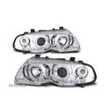 FARÓIS ANGEL EYES PARA BMW E46 COUPÊ 04.99-03.03 CHROME CROMADO - 2