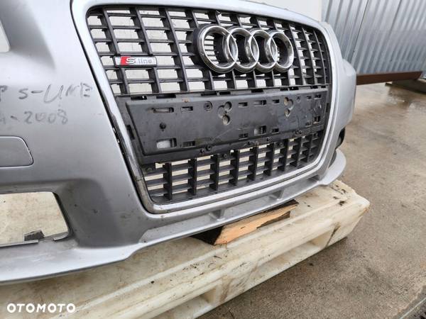 ZDERZAK PRZÓD AUDI A3 8P S LINE DUŻY GRILL 2004-2008 KOMPLETNY - 6