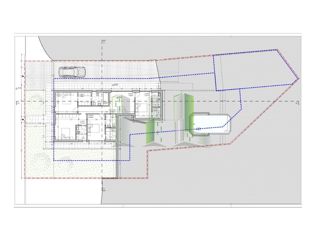 Venda de lote com projeto para moradia Isolada T4 com gar...