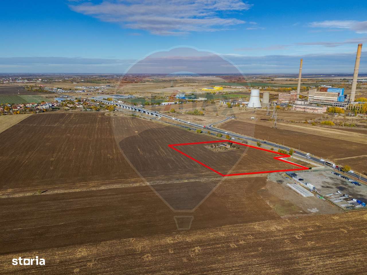 Teren intravilan 13.482 mp pe Centura Nord Arad, front 188 m-4