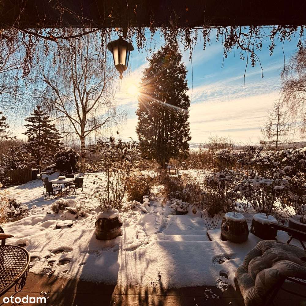 Rząska. Dom na granicy Krakowa. Widokowa działka. Ogród. Taras. Garaż.-7