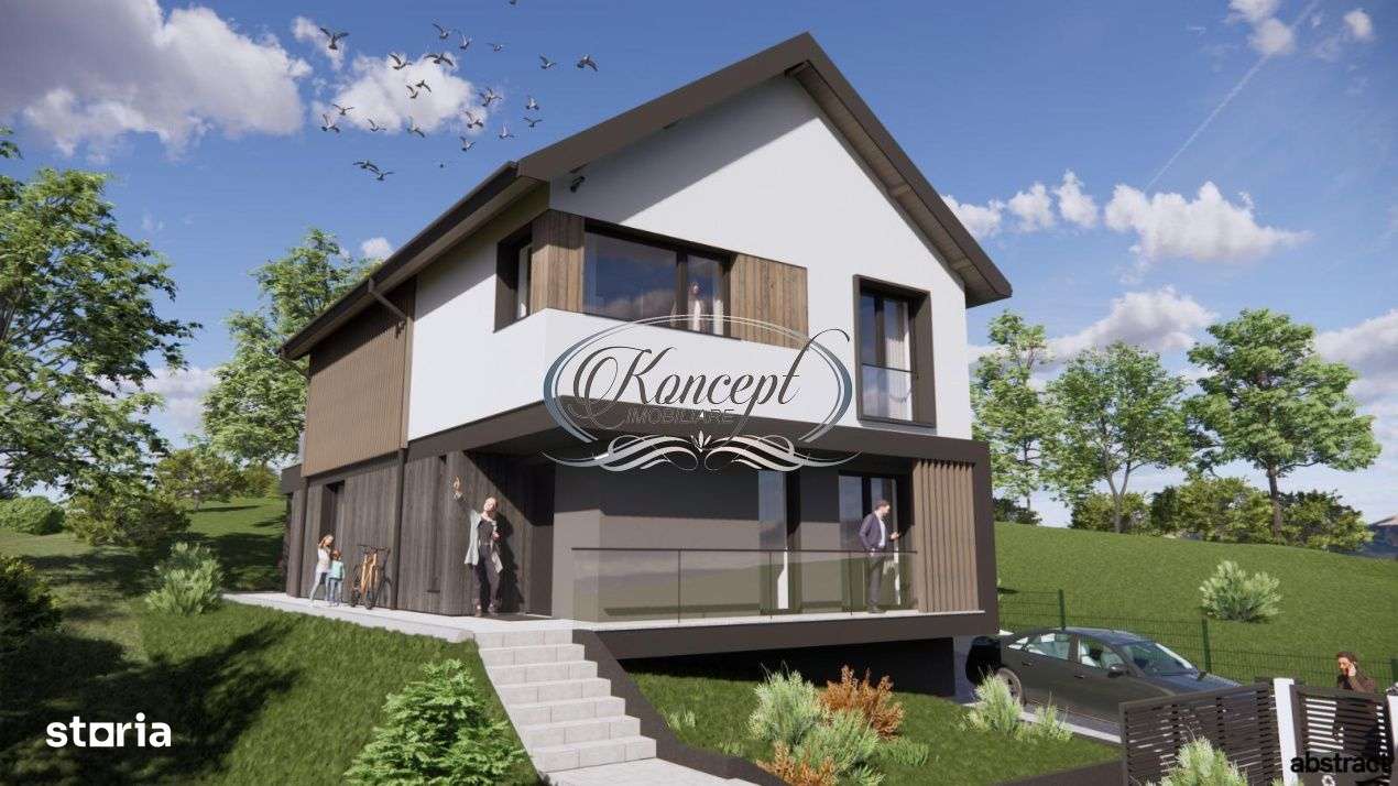 Casa moderna cu pod inalt si terasa generoasa pe Ady Endre - Imagine principală: 3/19