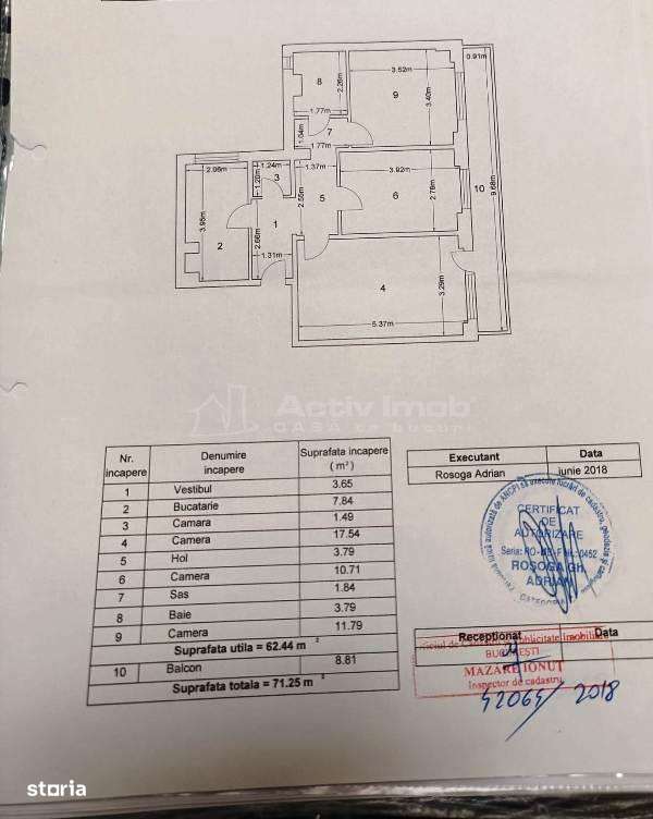 Vanzare 3 camere decomandat - 2 gr sanitare - Drumul Taberei - Metrou-1