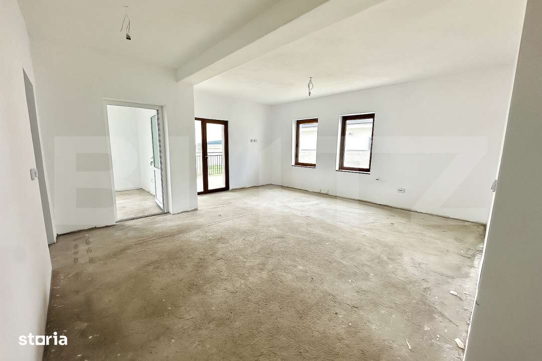 Casa individuala cu 4 camere, 2 terase, 189mp, 2 balcoane,448 mp teren - Imagine principală: 3/8