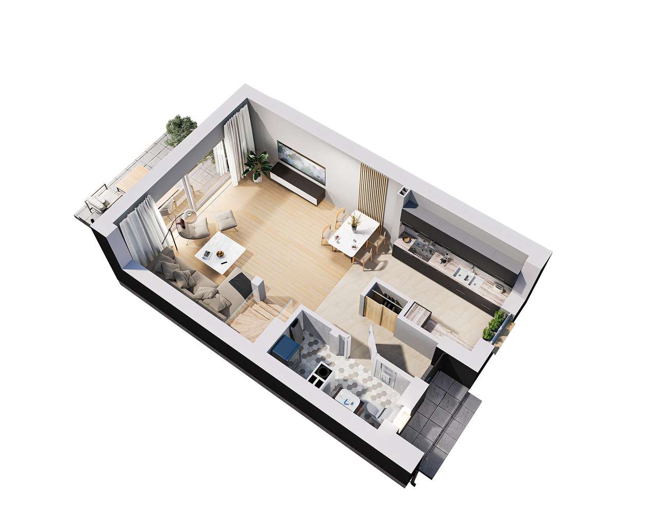 PIESZYCE OGRODOWA | Domy w zabudowie bliźniaczej-4