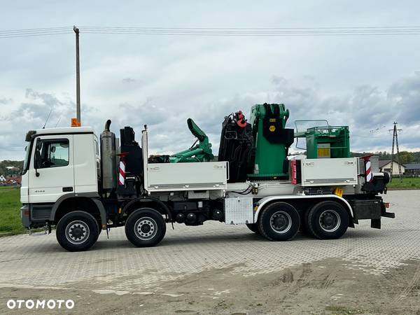 Mercedes-Benz * Mercedes 8x6  Actros 4144 * HDS Palfinger 150002 + FLY JIB PJ 170 * Dźwig * 40 TON * Wyciągarka * 35 Metrów * Kosz * - 3