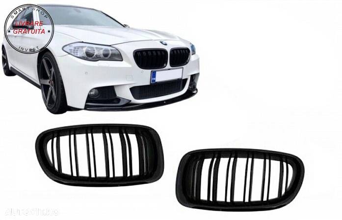 Grile Centrale BMW  Seria 5 F10 F11 Limuzina Touring (2010-up) Negru Lucios M Desi- livrare gratuita - 16