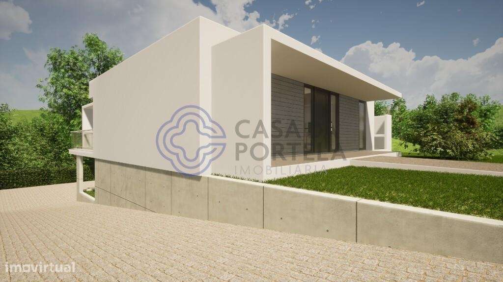 TERRENO COM PROJETO DE CONSTRUÇÃO / MORADIA UNIFAMILIAR EM SERZEDO - Grande imagem: 4/10