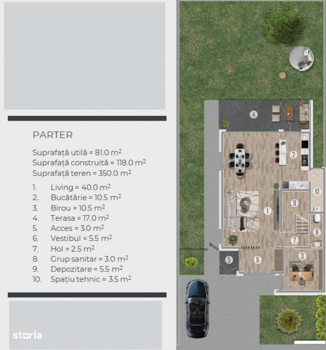 Casa 5 camere 153mp | 0 comision | Tunari | 350mp teren | Scoala Ameri - Imagine principală: 5/19