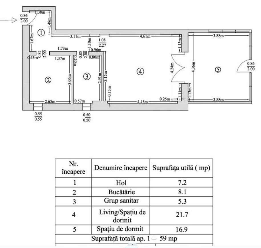 Comision 0. Apartament,  cu grădină proprie, pretabil investiție.-16