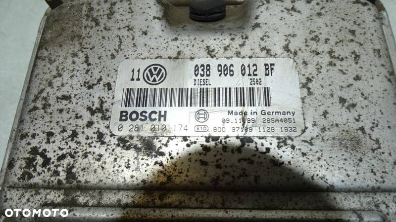 KOMPUTER SILNIKA VOLKSWAGEN GOLF IV 038906012BF 0281010174 - 4