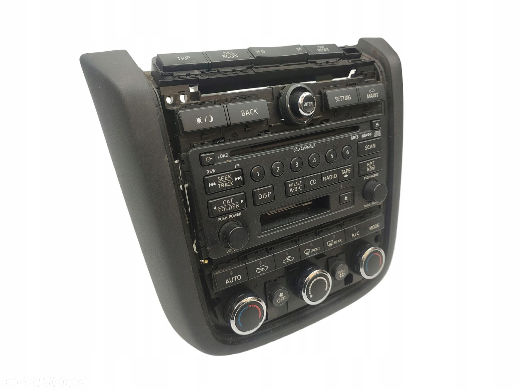 RADIO CD KONSOLA ŚRODKOWA PANEL KLIMATYZACJI NISSAN MURANO Z50 28188CC200 - 9