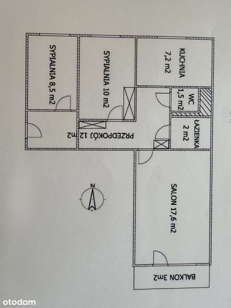 Na sprzedaż M4, Częstochowa Północ – 58,6 m² - Pełny obrazek: 4/12