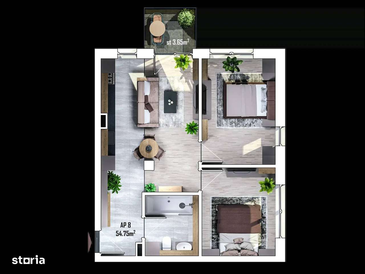 Apartament 3 camere - Imagine principală: 1/15