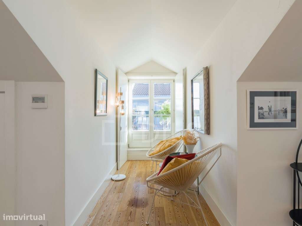 Apartamento T3 duplex com vista rio e garagem privativa, na Estrela...-18