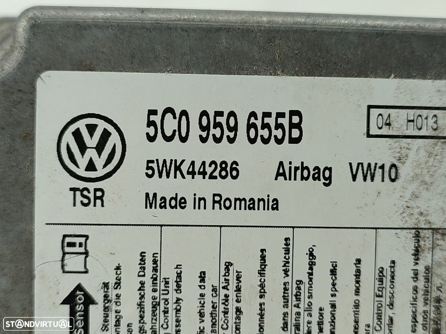 Centralina De Airbag Volkswagen Golf Vi (5K1) - 5