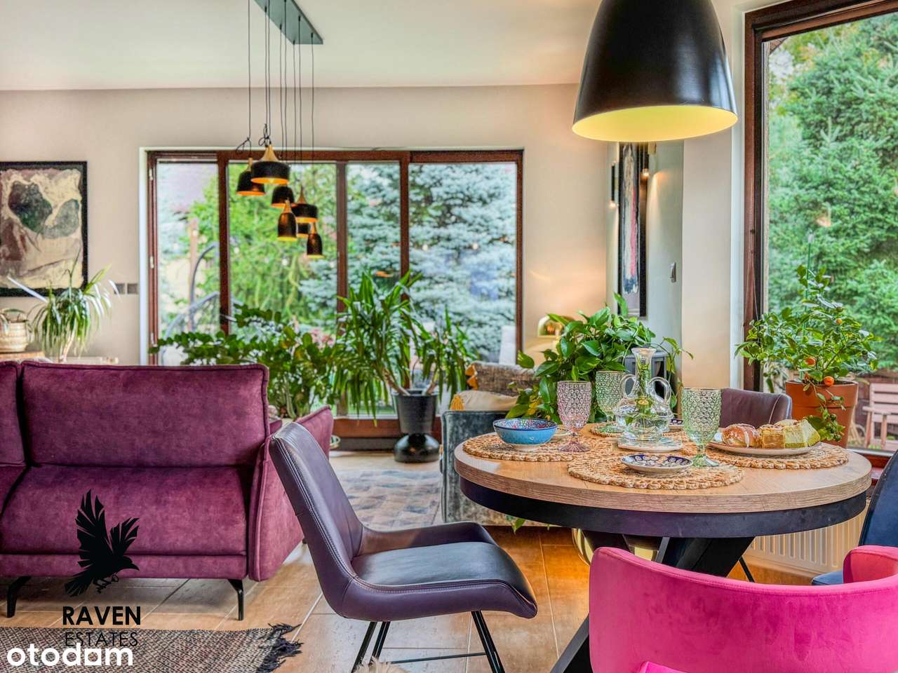 Klimatyczny dom na kameralnym, zielonym osiedlu - 200mkw, sauna, garaż-1