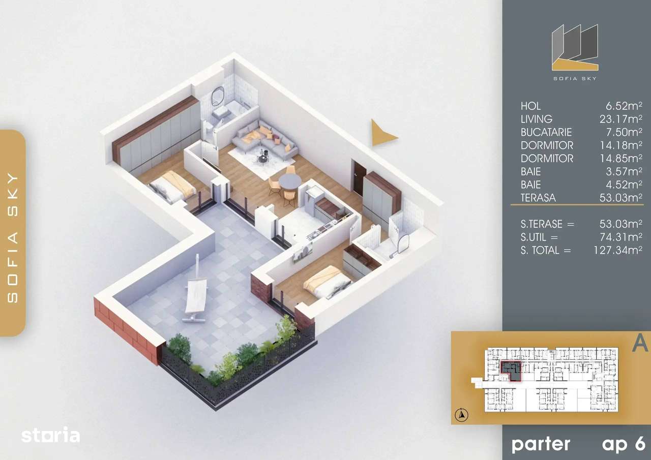 Theodor Pallady Apartament 3 camere Nicolae Teclu - Imagine principală: 5/5