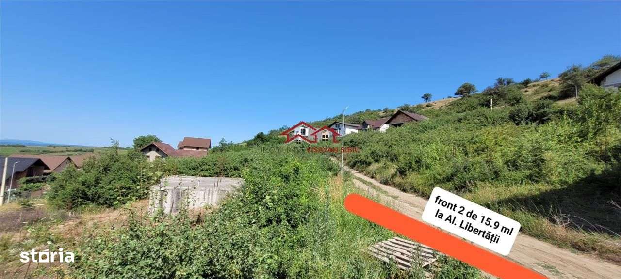 teren cu aut.construire,Sura Mare,langa Sibiu,comision 0-2