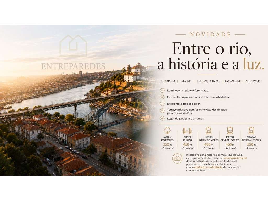 Loft Duplex T1 com Varanda | Zona Histórica de Vila Nova de Gaia | ...-11