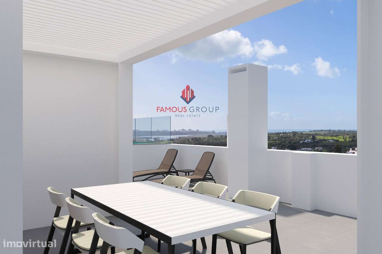 Apartamento T2 novo com piscina e estacionamento-14