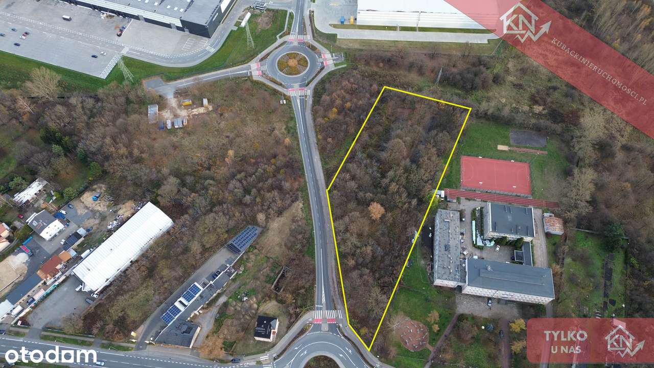 Działka inwestycyjna 7286 m2 ul. Warszawska - MPZP-5