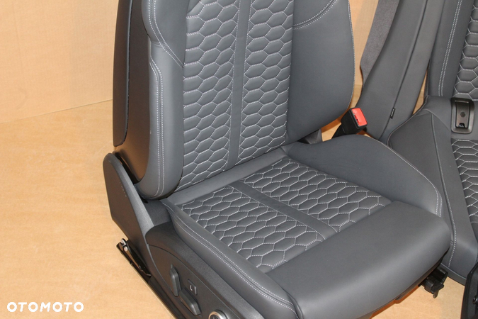 Fotele komplet SKÓRY Audi A4 Rs4 8W B9 LIFT - 9