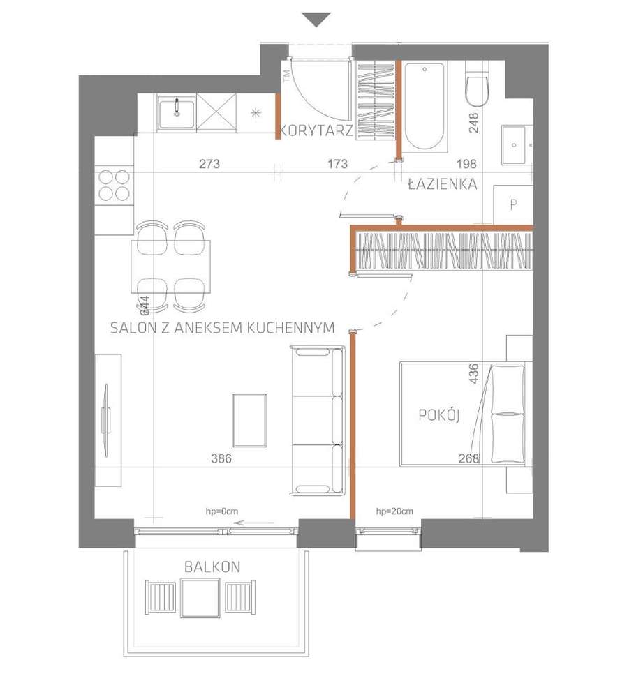 InCity - Apartament 56/M2 - Pełny obrazek: 2/19