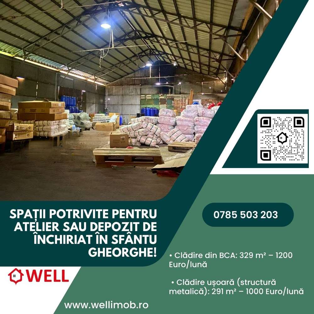 Spații potrivite pentru atelier/ depozit de închiriat în Sf Gheorghe! - Imagine principală: 1/8