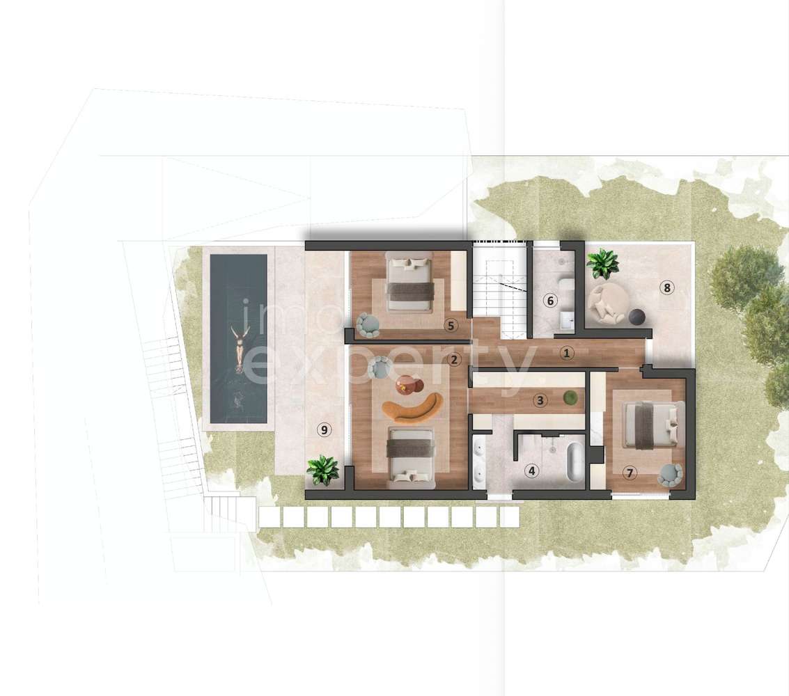 Moradia isolada T3+1, com piscina e vista mar, no Livramento, Funchal-11