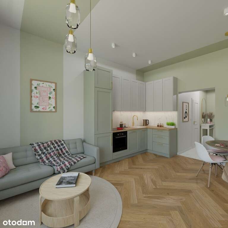 Stylowe 3 pokoje po gen remoncie Parter 0 prowizji-4