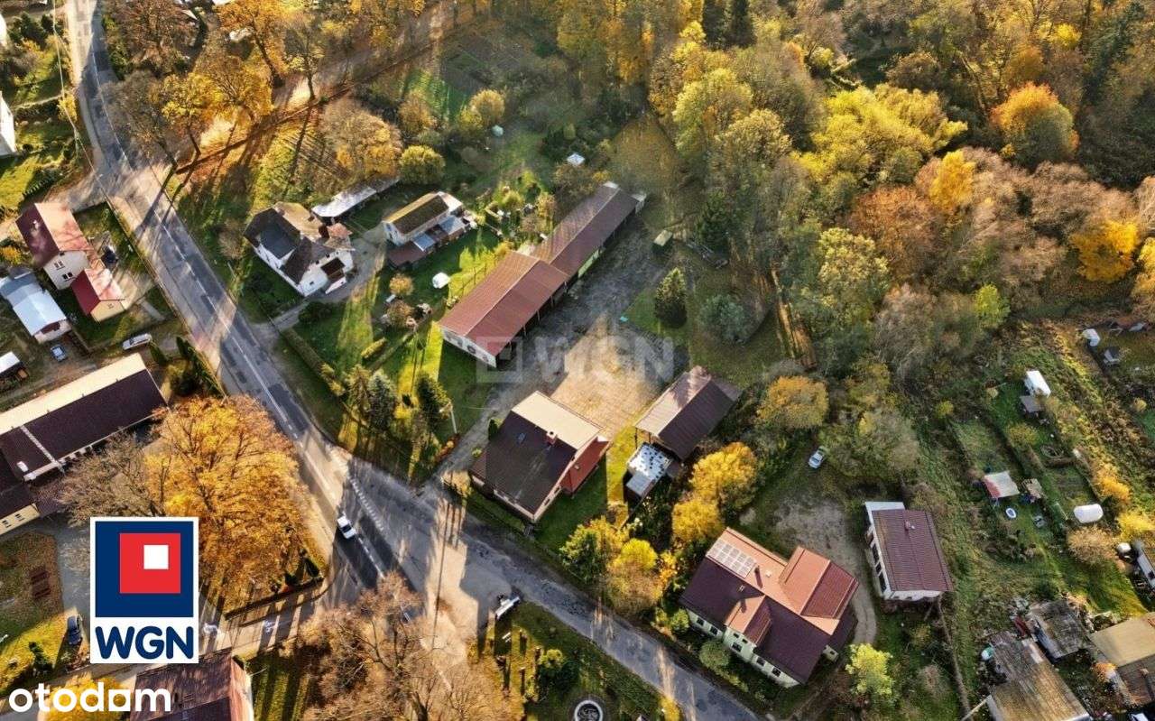 Dom, warsztat, hala mag., Barcino, działka 5000m2-10