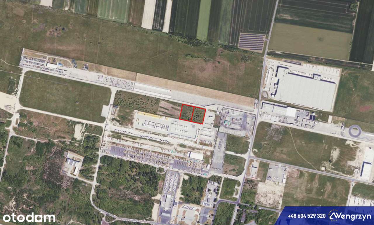 0,5 ha działka przy autostradzie A4, media, MPZP, idealny dojazd-6