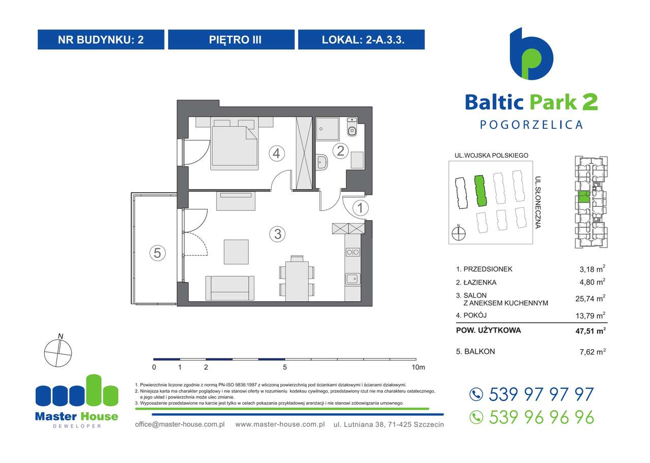Baltic Park 2 | apartament inwestycyjny | 2-A.3.3 - Pełny obrazek: 2/7