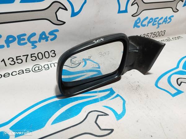 ESPELHO RETROVISOR ESQUERDO PEUGEOT 307 96347728XT ELETRICO AQUECIDO ESPELHOS RETROVISORES - 4