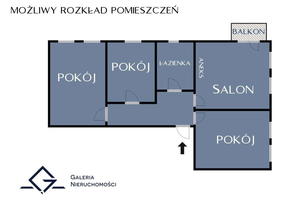Balkon | Wysokie sufity | Odnowiona klatka - Pełny obrazek: 3/5
