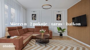 Mierzyn | 2 pokoje z garderobą | Taras + balkon