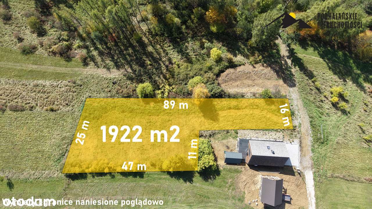 Działka budowlana z widokiem na Jezioro Czorsztyńskie i Tatry - Pełny obrazek: 4/16