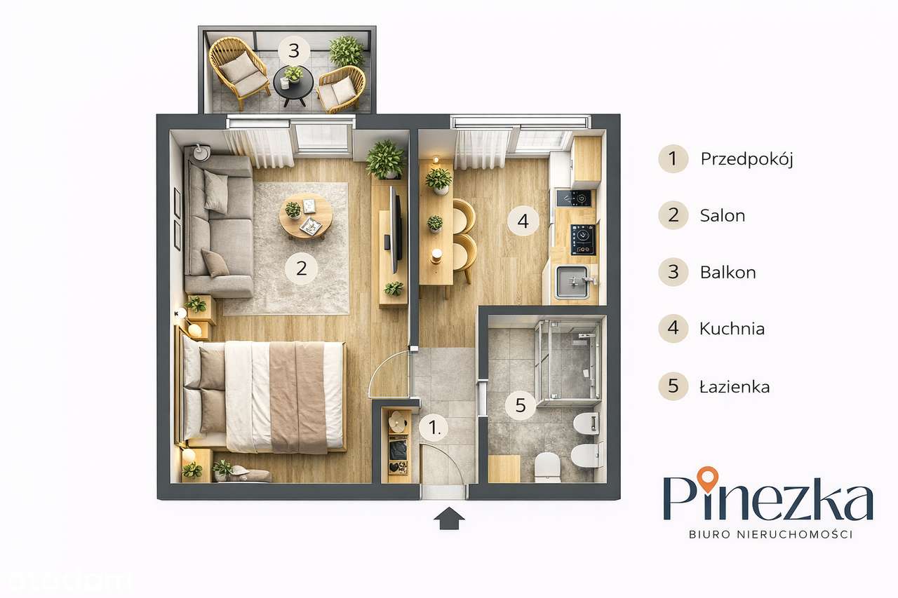 Kawalerka inwestycyjna | blisko Jeziora Tarnobrzeskiego | Skalna Góra-0