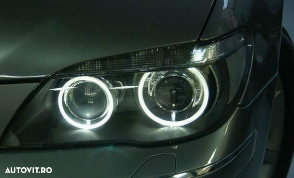 Angel eyes pentru BMW E39 E60 E61 E65 E66 E53 X3 X5 E83 Led Marker 90W 2018 - 7