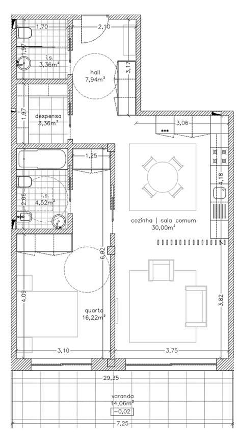Apartamento T1 Venda em Repeses e São Salvador,Viseu - Grande imagem: 3/9