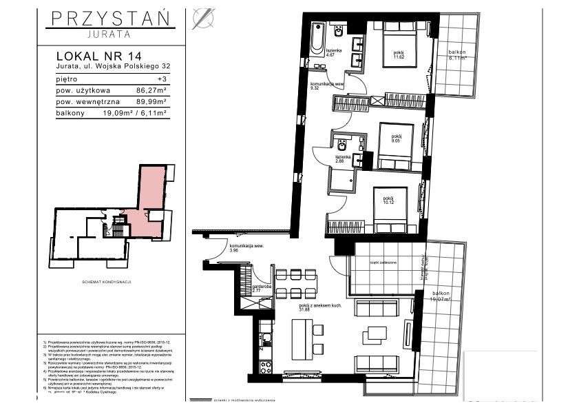 3 pokojowy apartament inwestycyjny w sercu Juraty-5