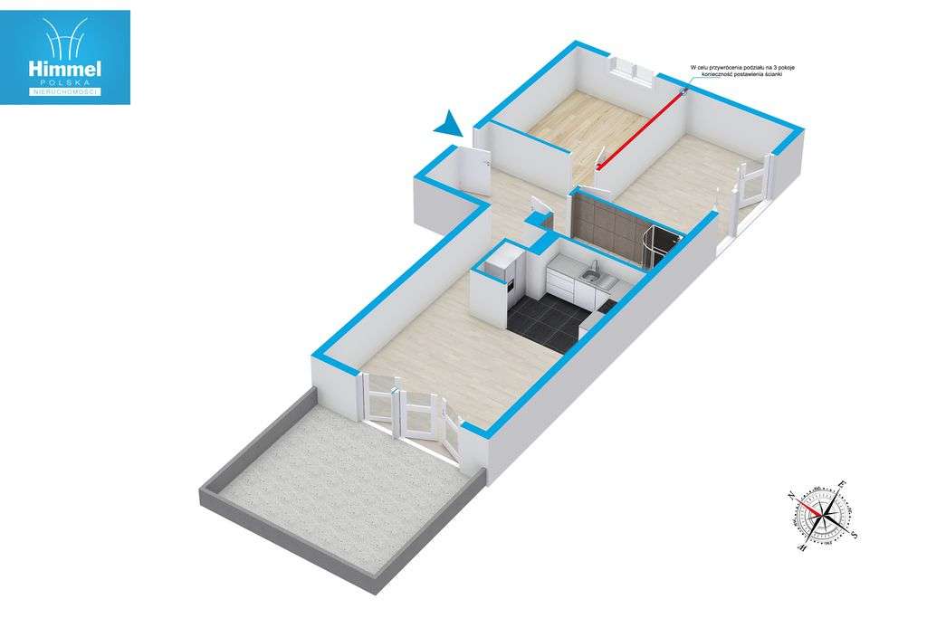 Platan 74m2 + 19m2 taras + miejsce garażowe / 0%-14