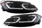 Faruri LED VW Golf 7.5 VII Facelift (2017-up) cu Semnal Dinamic- livrare gratuita - 4