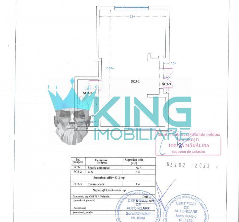 Spatiu Comercial 65 MP | Ghencea | P/4 | 380W | Centrala Individuala