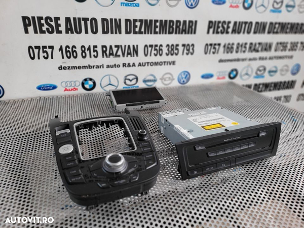 Display Navigatie Tastatura Consola Centrala Unitate Magazie Cd Buton Frana De Mana Audi A4 B8 A5 S5 - 1