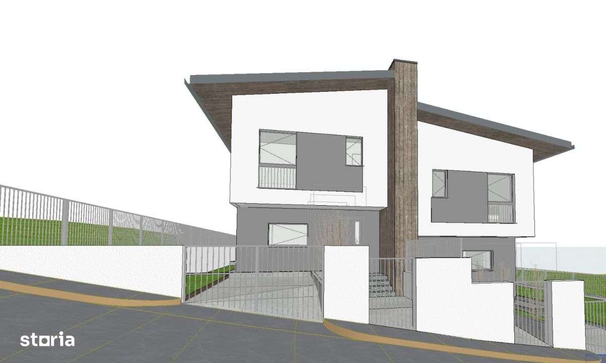 Duplex semifinisat de vanzare, VIEW SUPERB, 185mp, 275mp teren, Tauti - Imagine principală: 5/9
