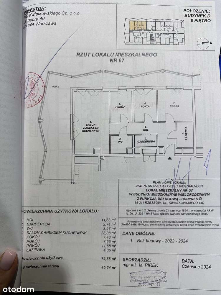 Mieszkanie z widokiem na Wisłok od Właściciela-2