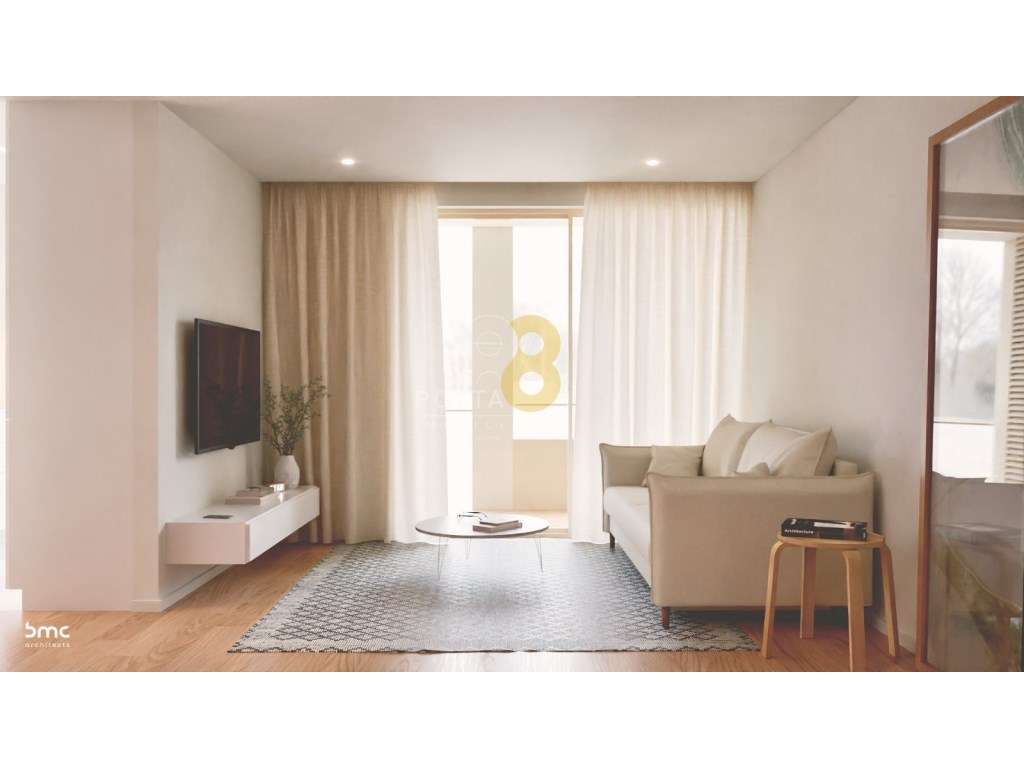 Apartamento T2, novo, em Leça do Balio a escasso minutos da Circunv... - Grande imagem: 2/40