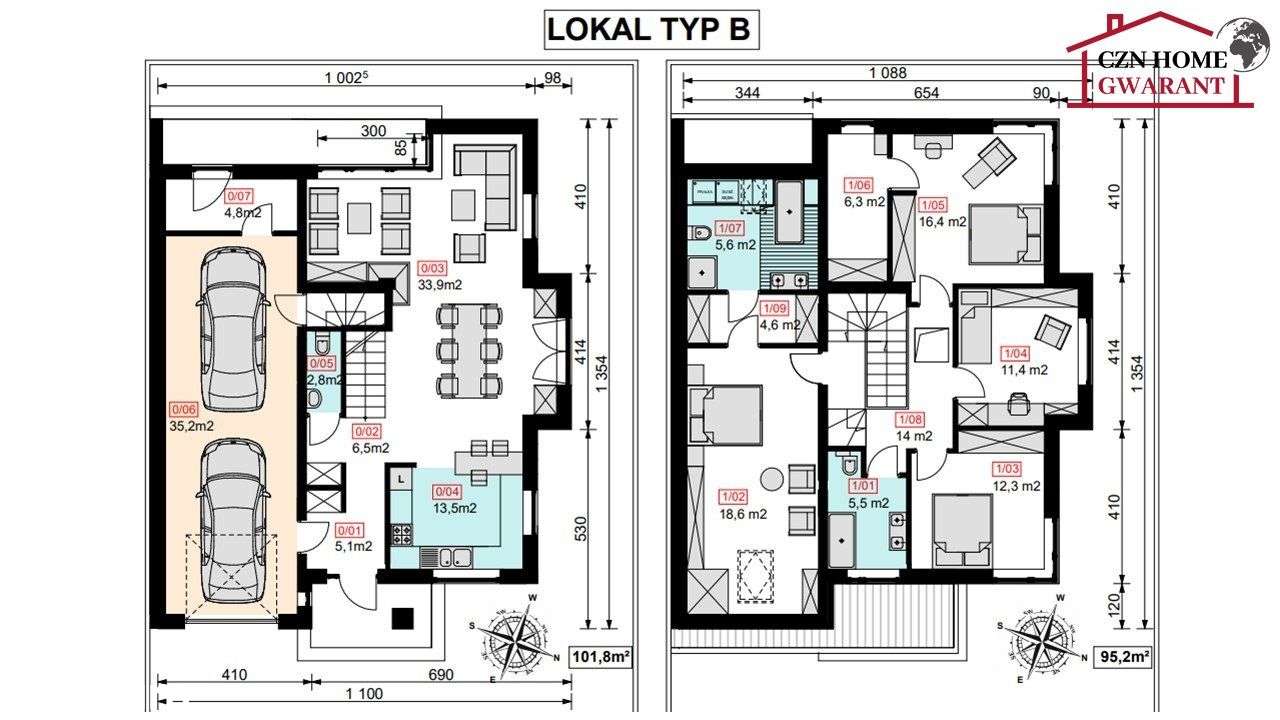 Osiedle domów w zabudowie bliźniaczej w Stefanówce-13